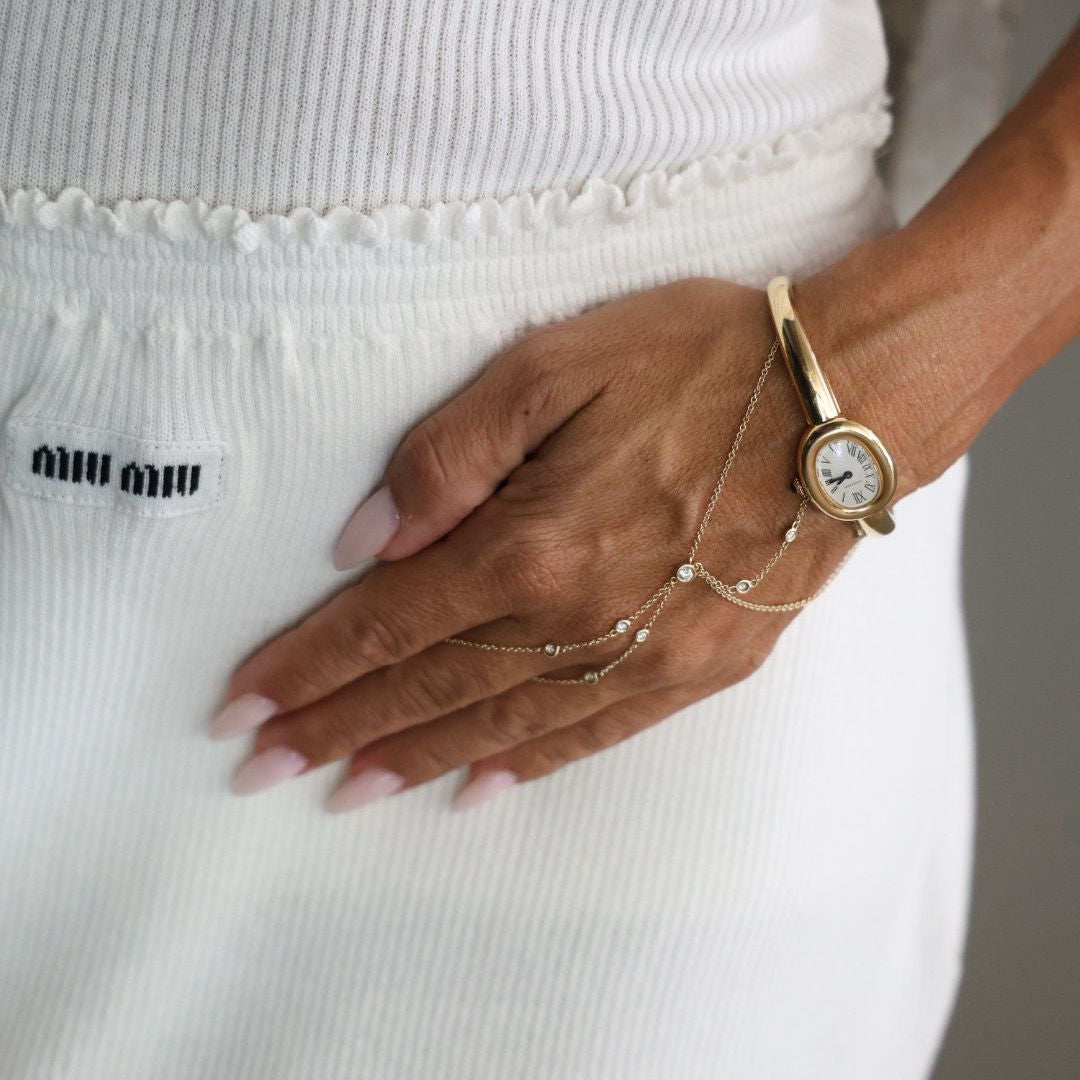 Marquise Diamond Hand Chain