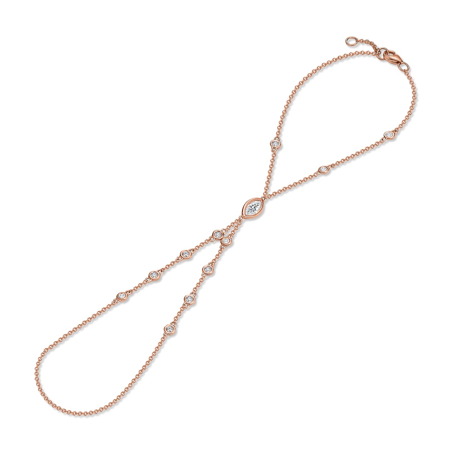 Marquise Diamond Hand Chain