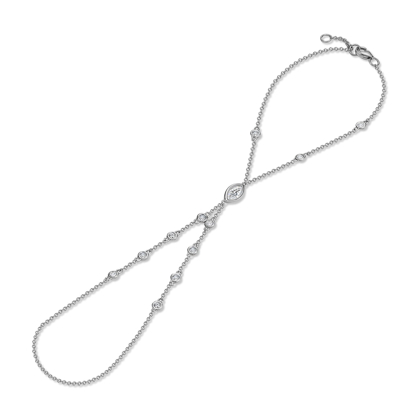 Marquise Diamond Hand Chain