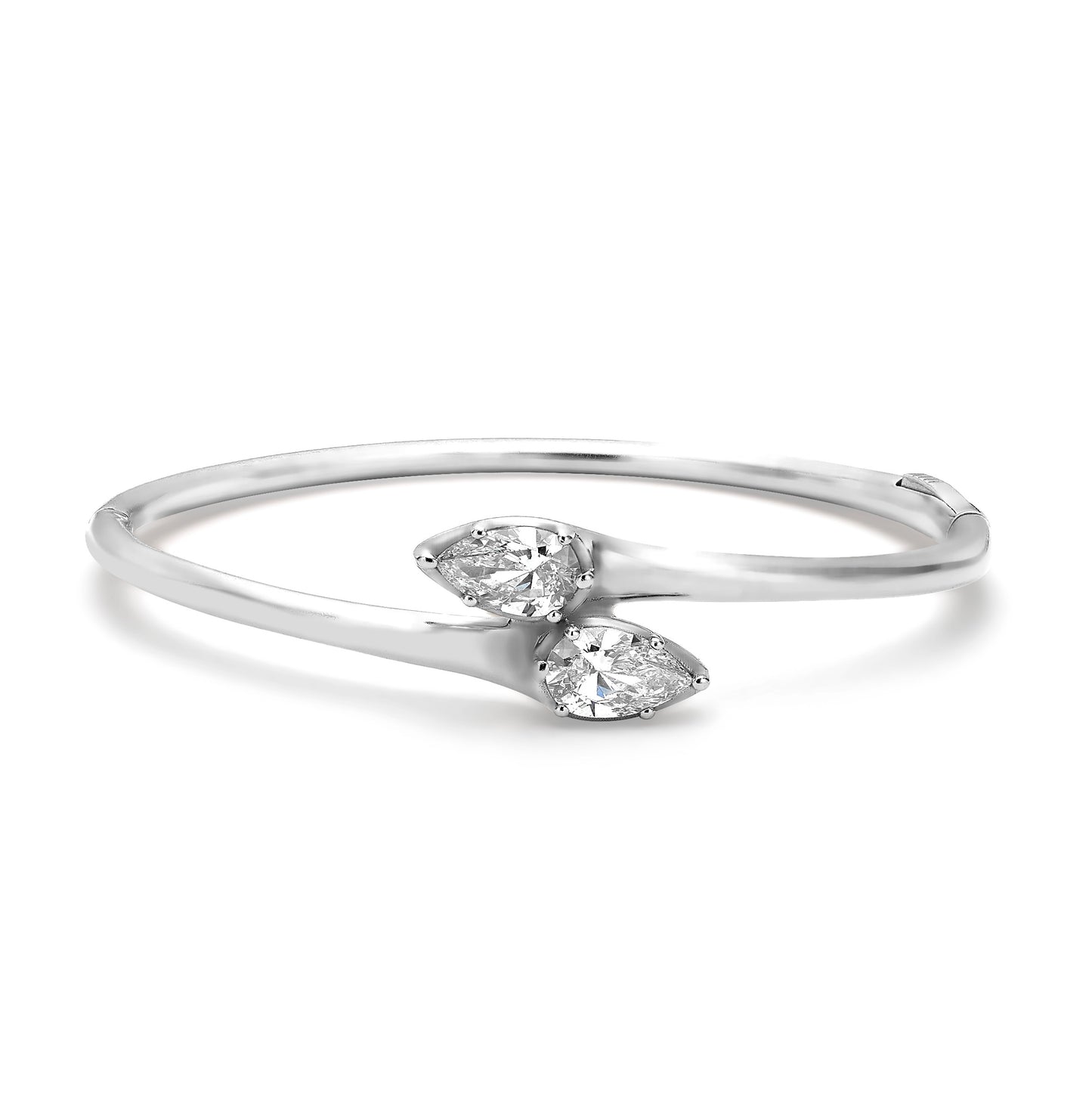 Two-Stone Diamond Bangle