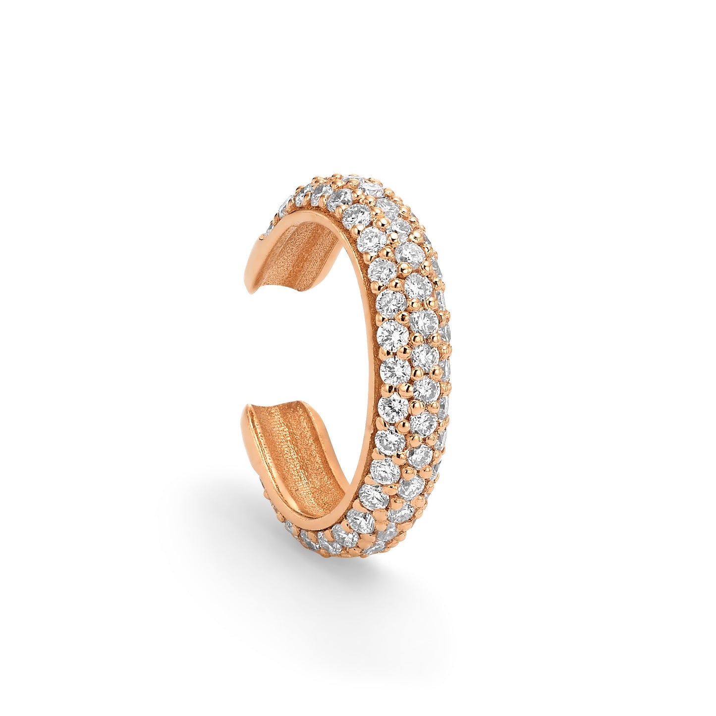 Triple Row Diamond Ear Cuff