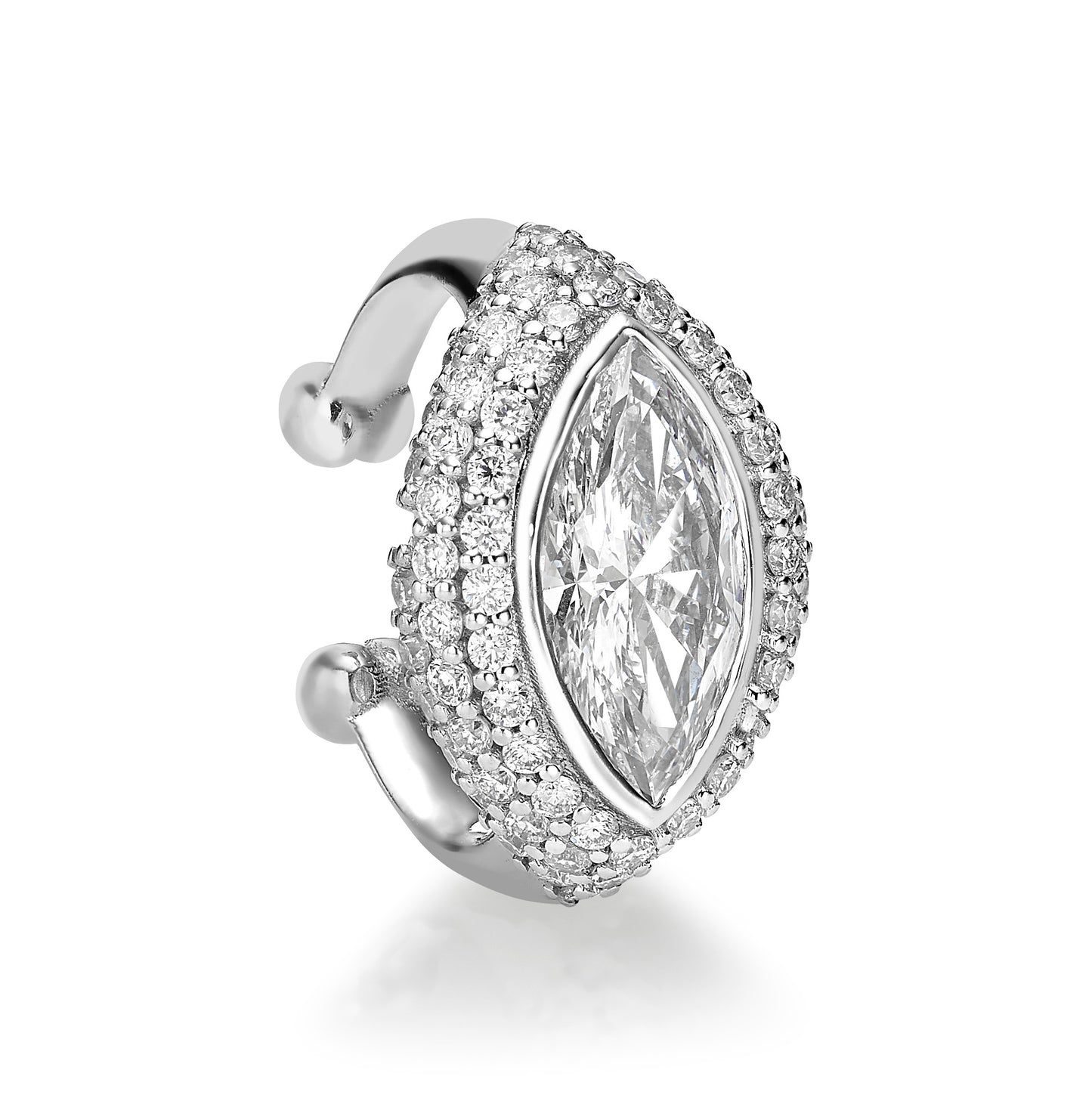 Marquise Diamond Pavé Ear Cuff