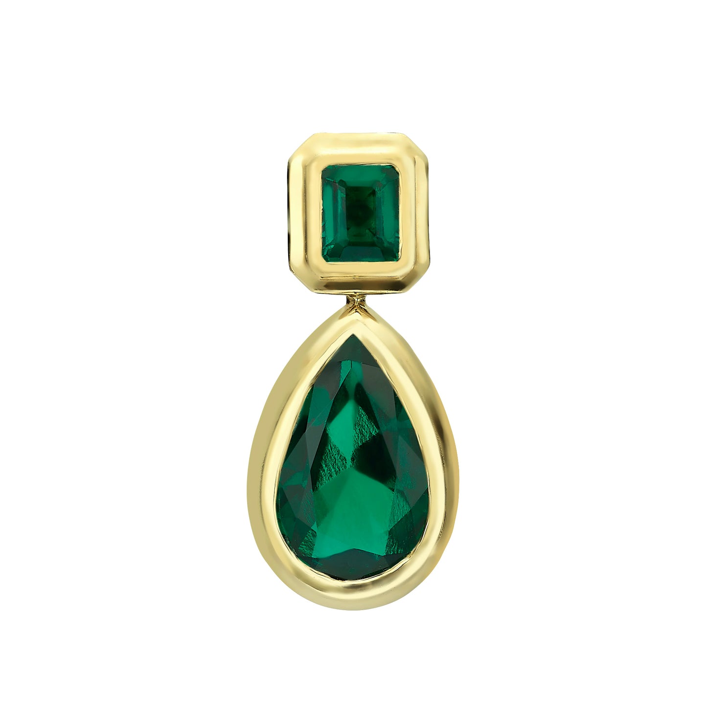 Emerald Duo Drop Earring
