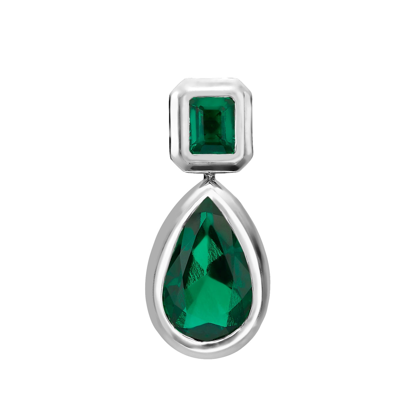 Emerald Duo Drop Earring