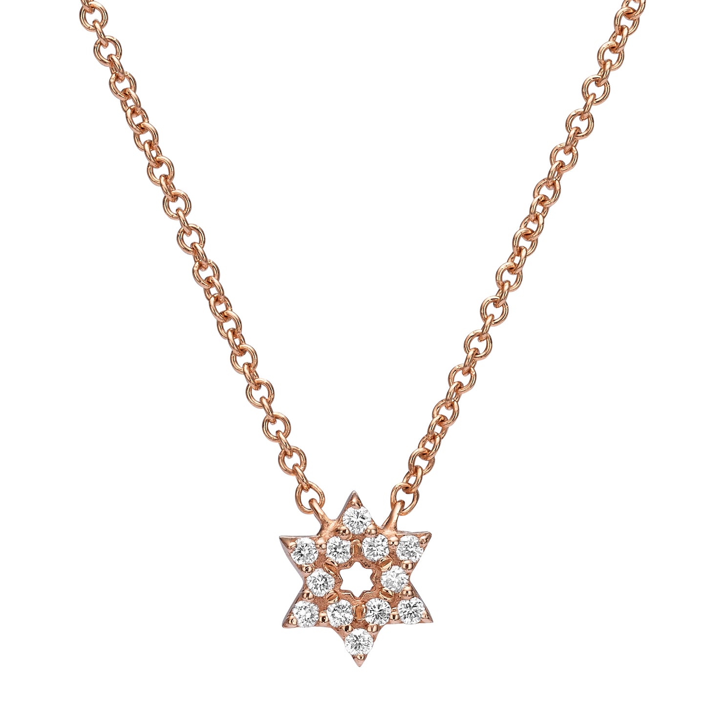 Pavé Star Pendant Necklace
