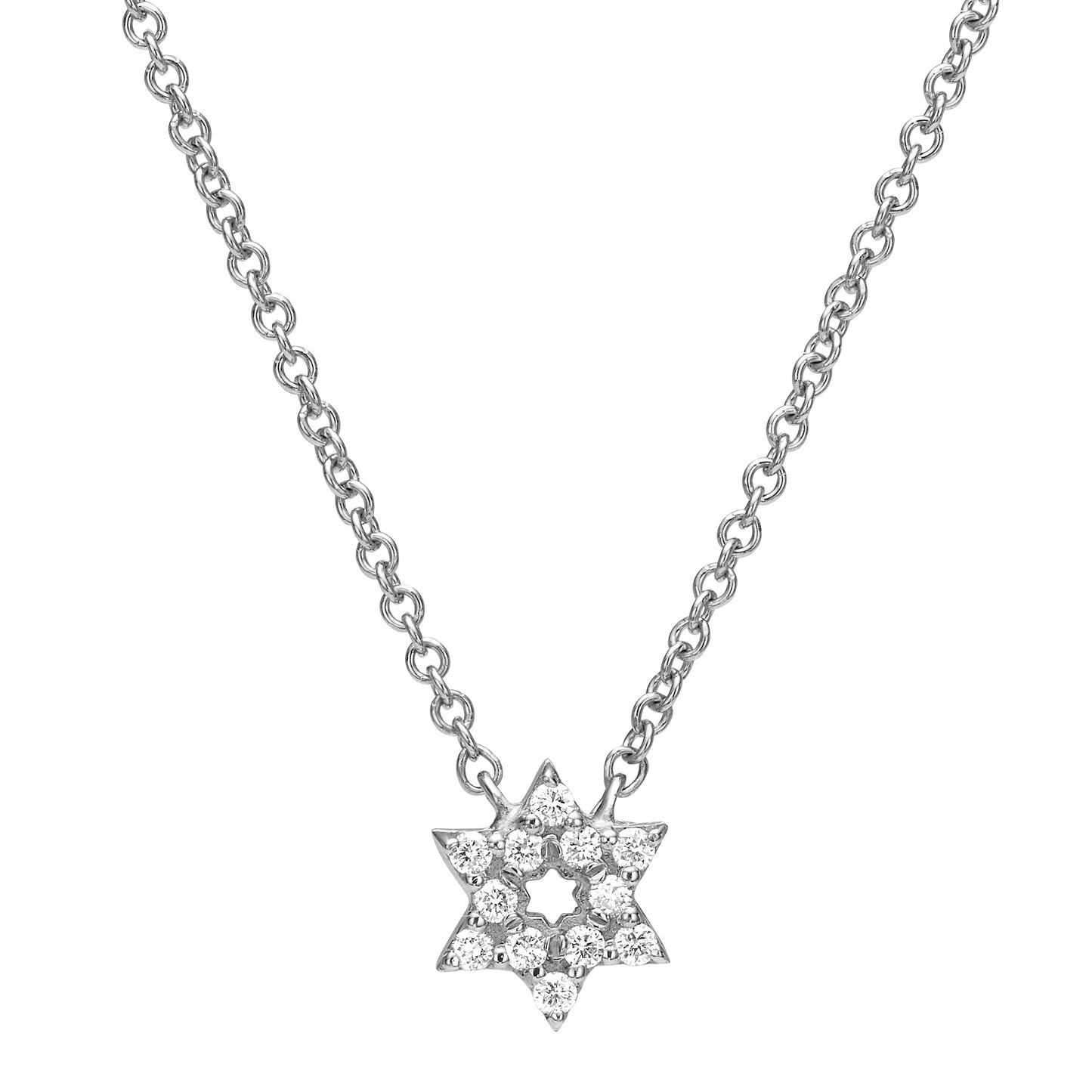 Pavé Star Pendant Necklace