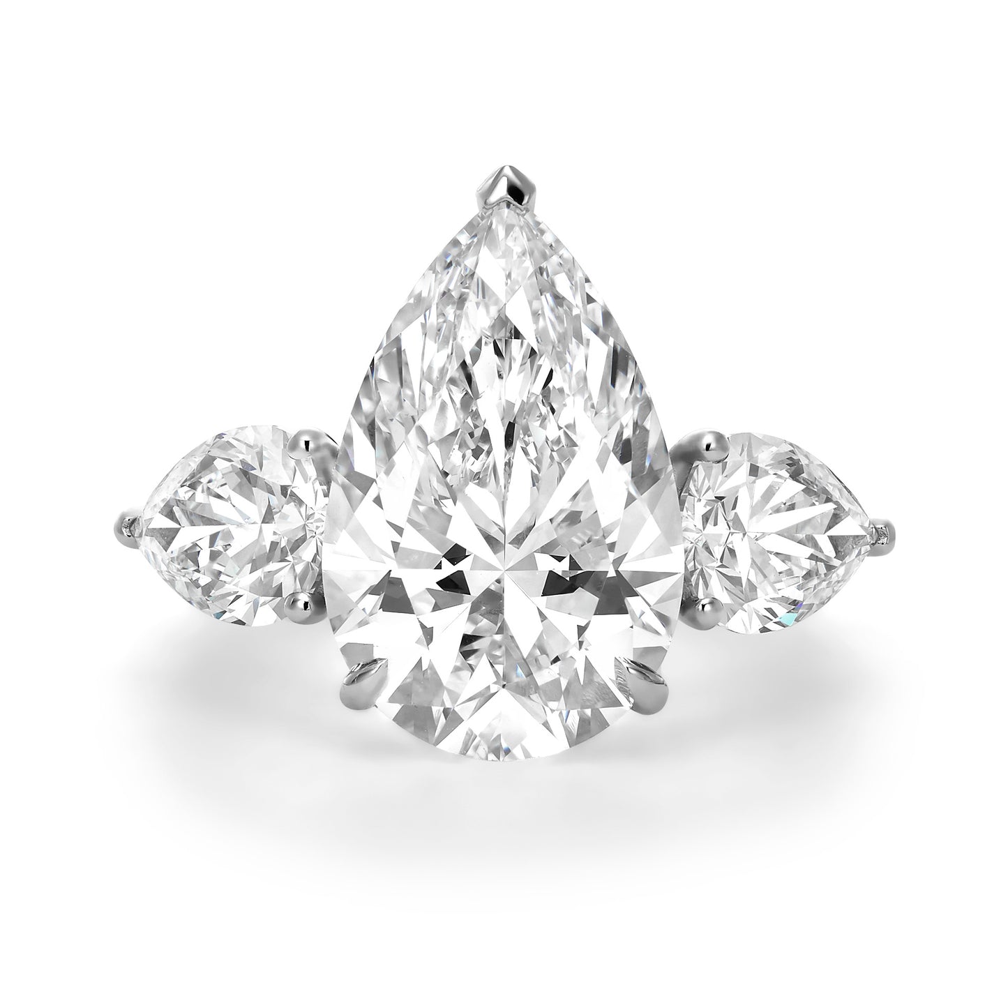 Pear Trio Diamond Ring