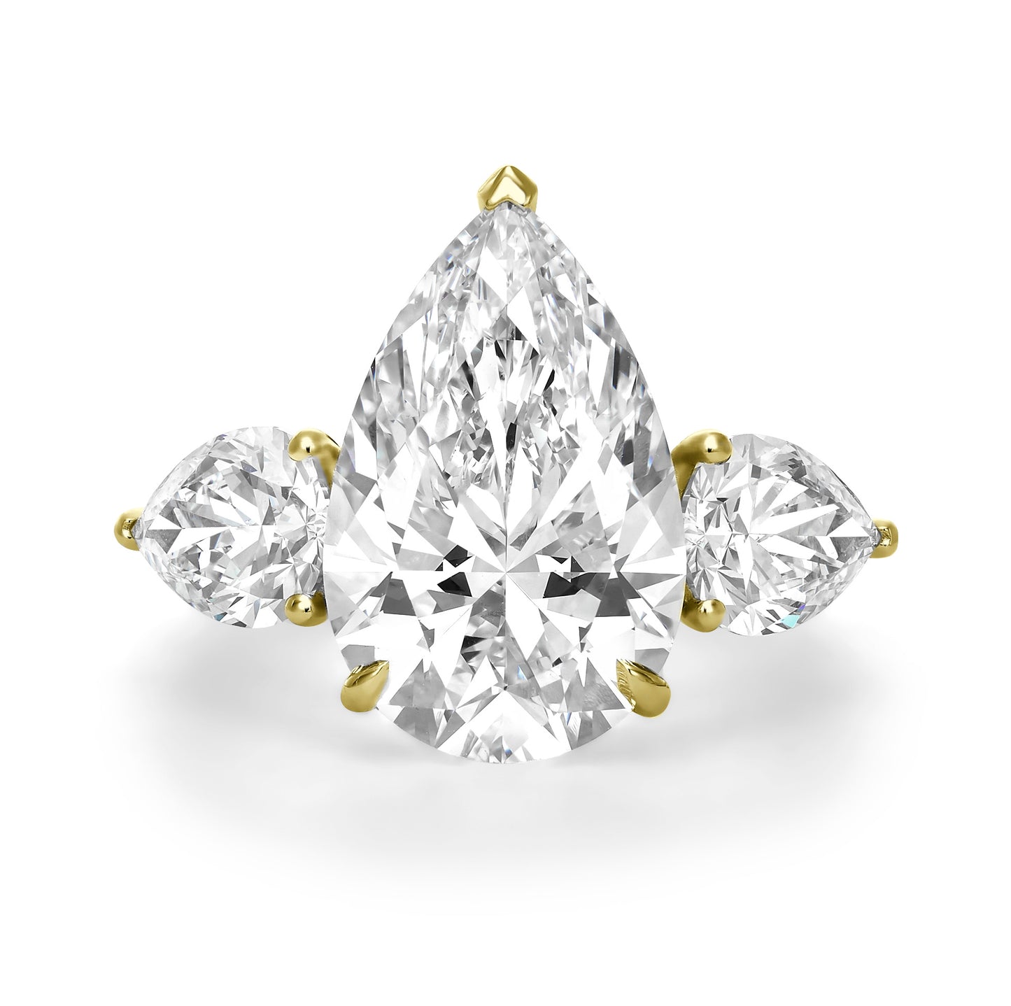 Pear Trio Diamond Ring