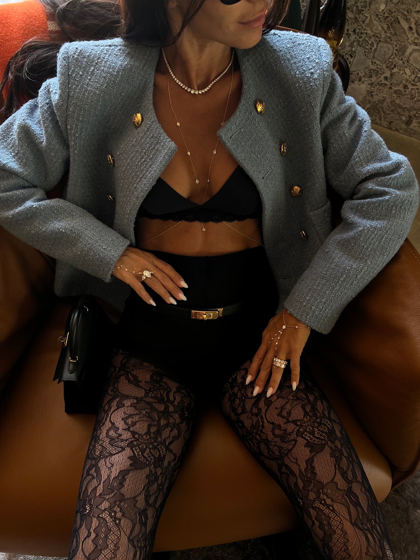 The Diamond Silhouette Body Chain