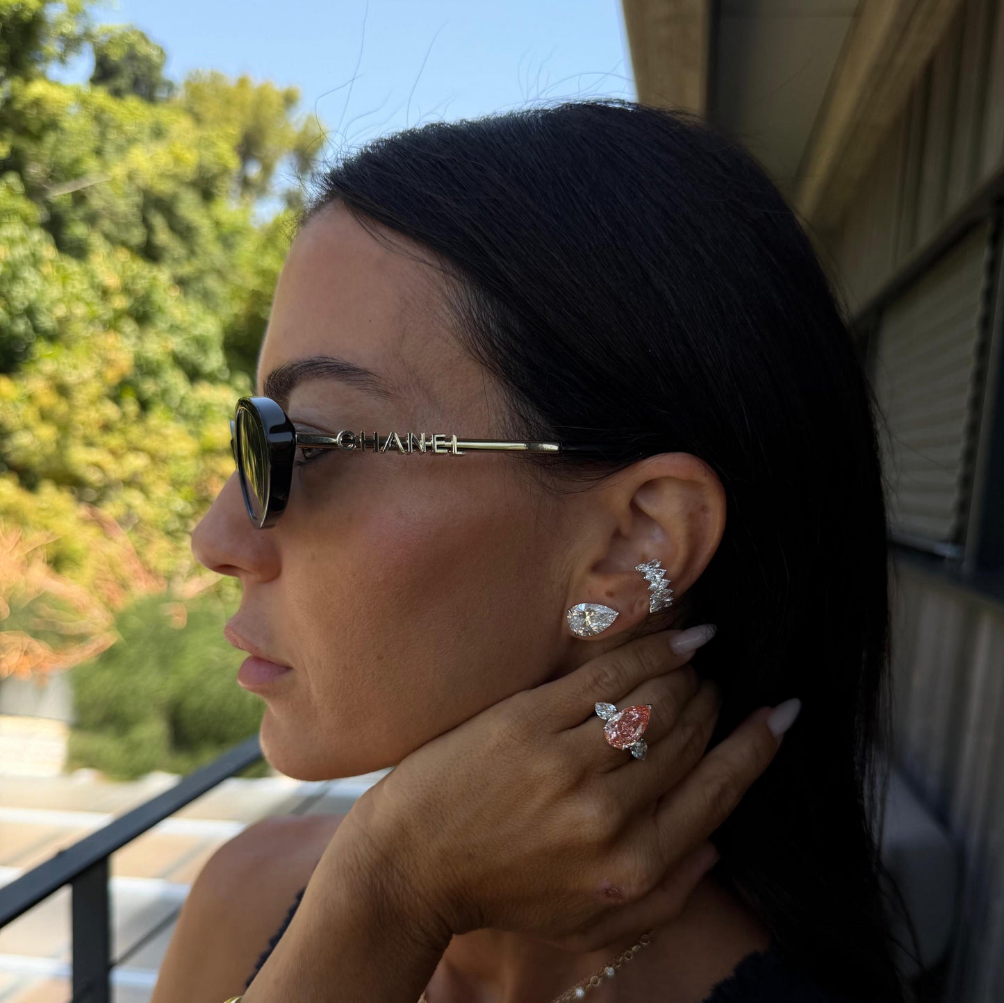 Marquise Lineup Ear Cuff