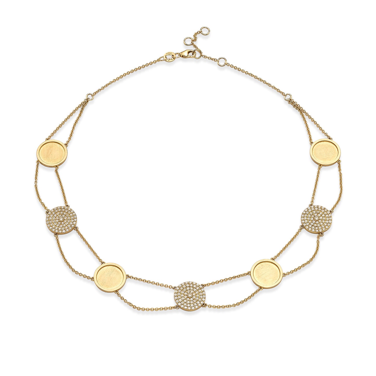 The Orbit Diamond Medallion Necklace