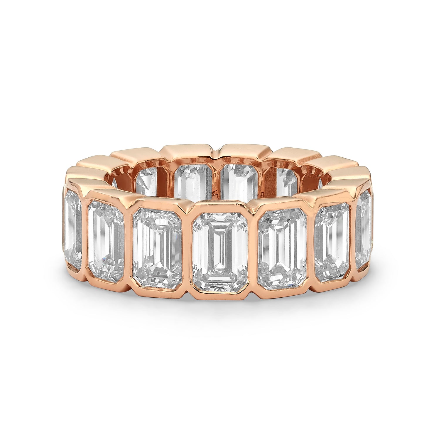 Timeless Emerald Cut Eternity Ring