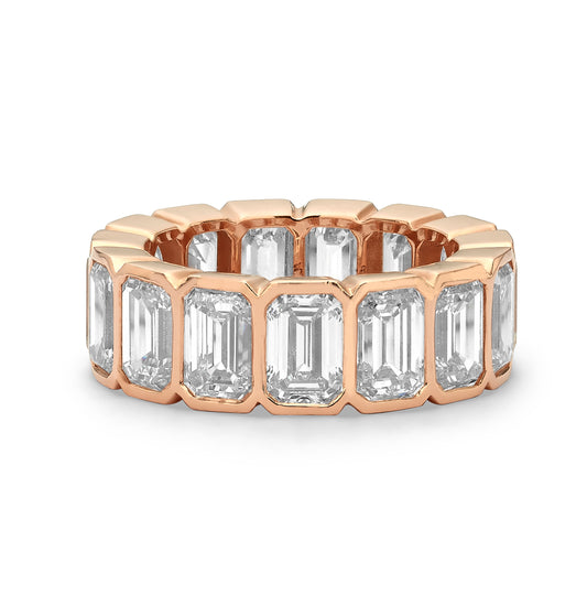 Timeless Emerald Cut Eternity Ring